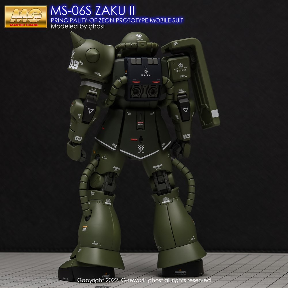 G-Rework CD-M97 Premium Decal for MG Zaku2 2.0 (Decal V2.0)