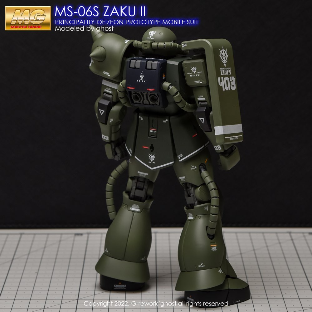G-Rework CD-M97 Premium Decal for MG Zaku2 2.0 (Decal V2.0)