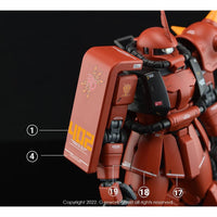 G-Rework CD-M97-J Premium Decal for MG Ms-06F/J Zaku II 2.0 Johnny Ridden (Decal V2.0)