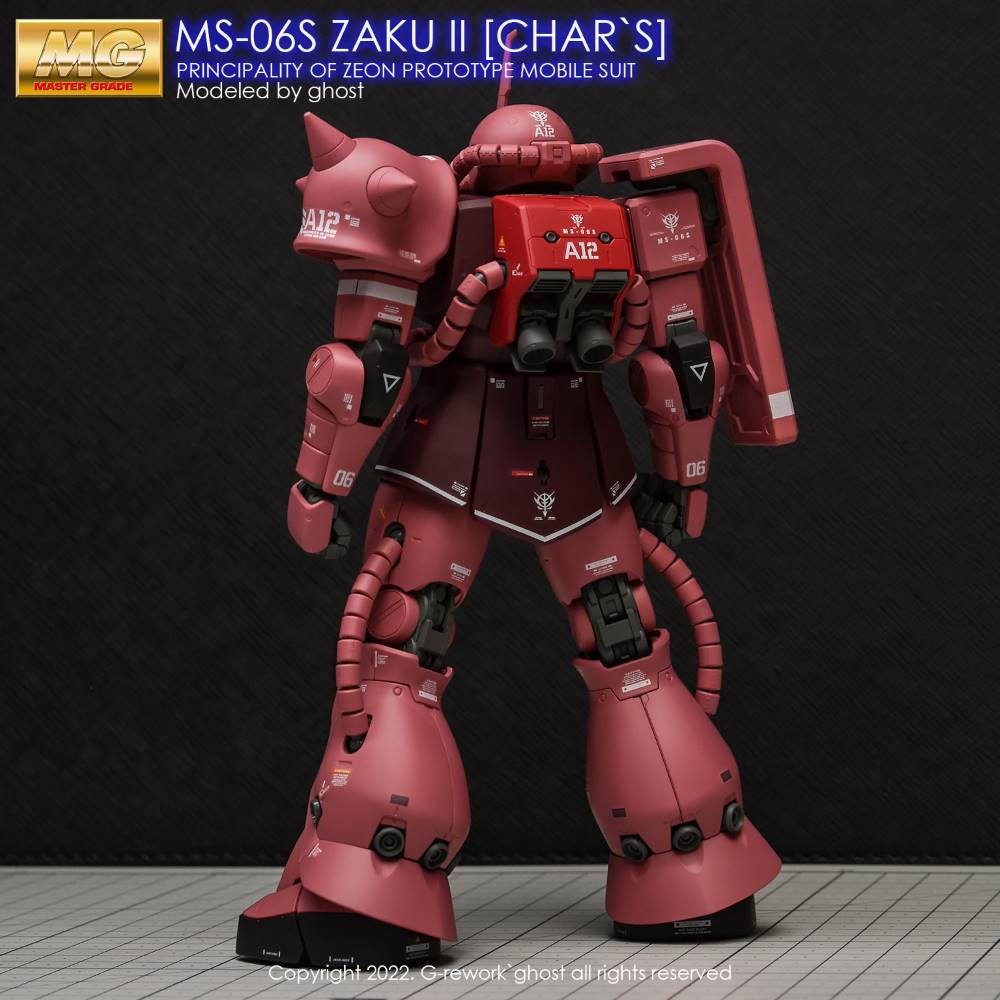G-Rework CD-M98 Premium Decal for MG Zaku2 2.0 Char(Decal V2.0)