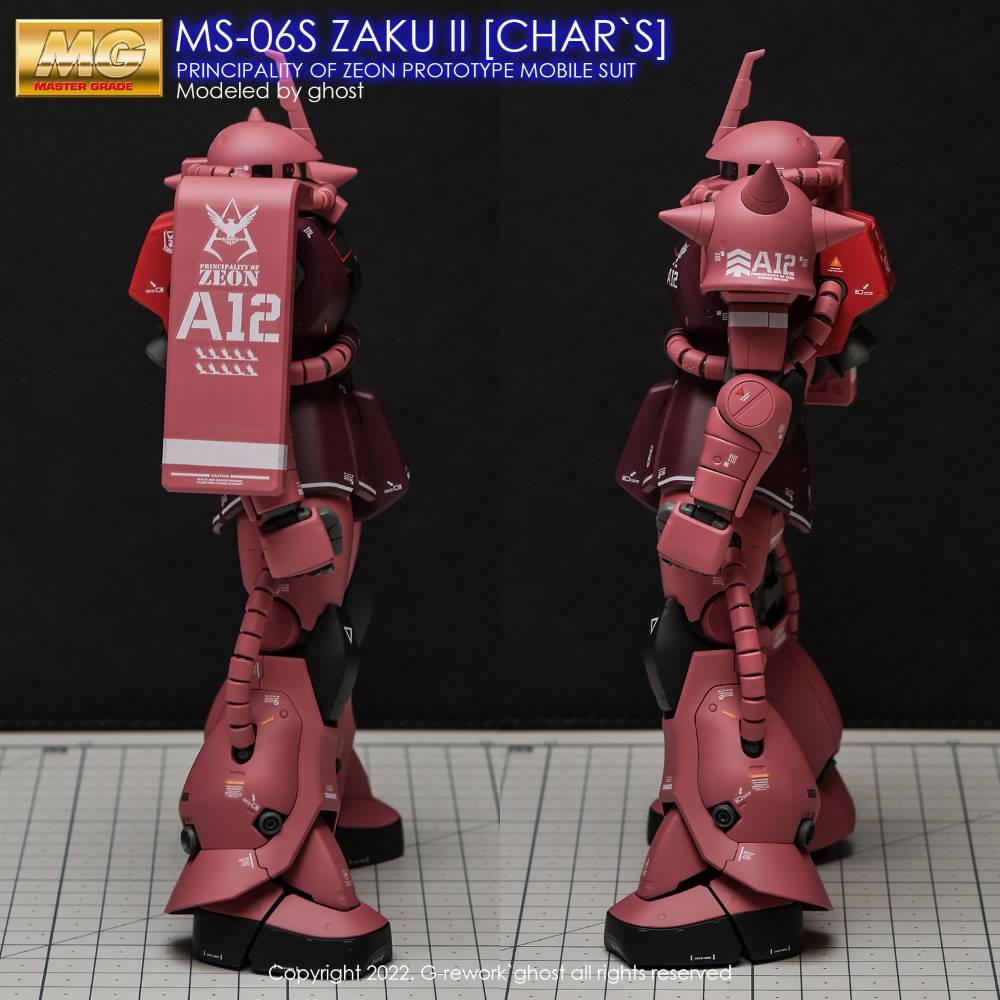 G-Rework CD-M98 Premium Decal for MG Zaku2 2.0 Char(Decal V2.0)