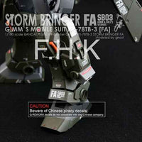 G-Rework CD-ML-STFA Premium Decal for MG Stormbringer FA