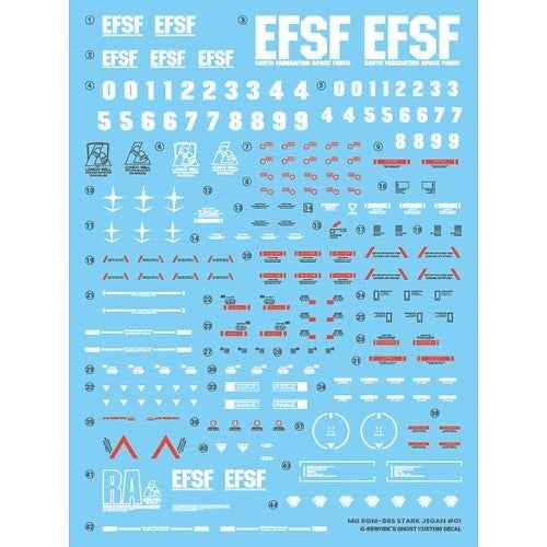 G-Rework CD-ML-STJE Premium Decal for MG RGM-89 Stark Jegan