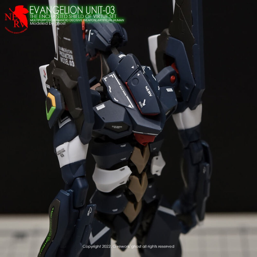 G-Rework CD-RG-E3 Premium Decal for RG Evangelion 03 Shild Set