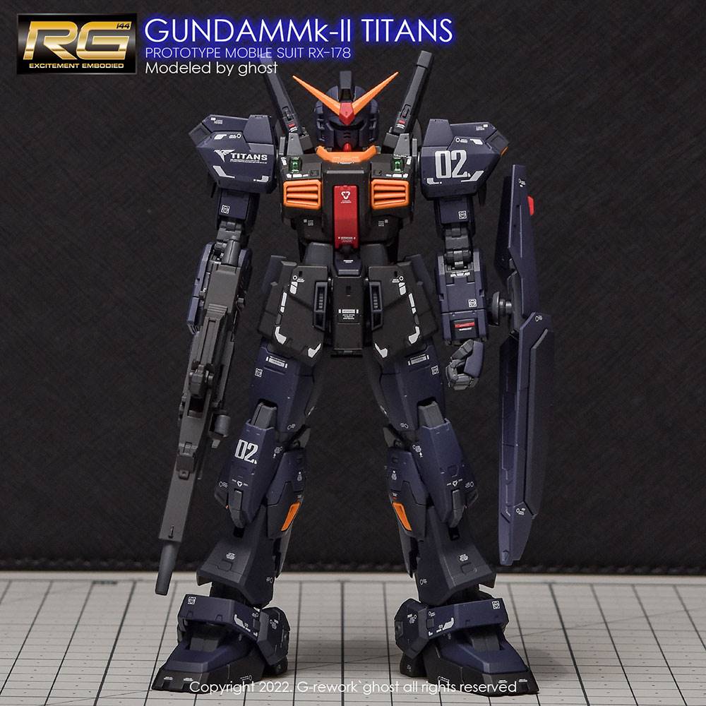 G-Rework CD-RG07 Premium Decal for RG Rx-178 Mk-II Gundam Titans