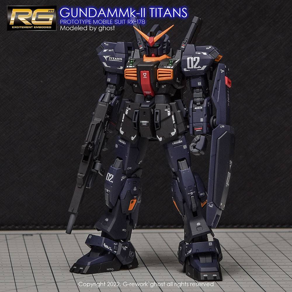 G-Rework CD-RG07 Premium Decal for RG Rx-178 Mk-II Gundam Titans