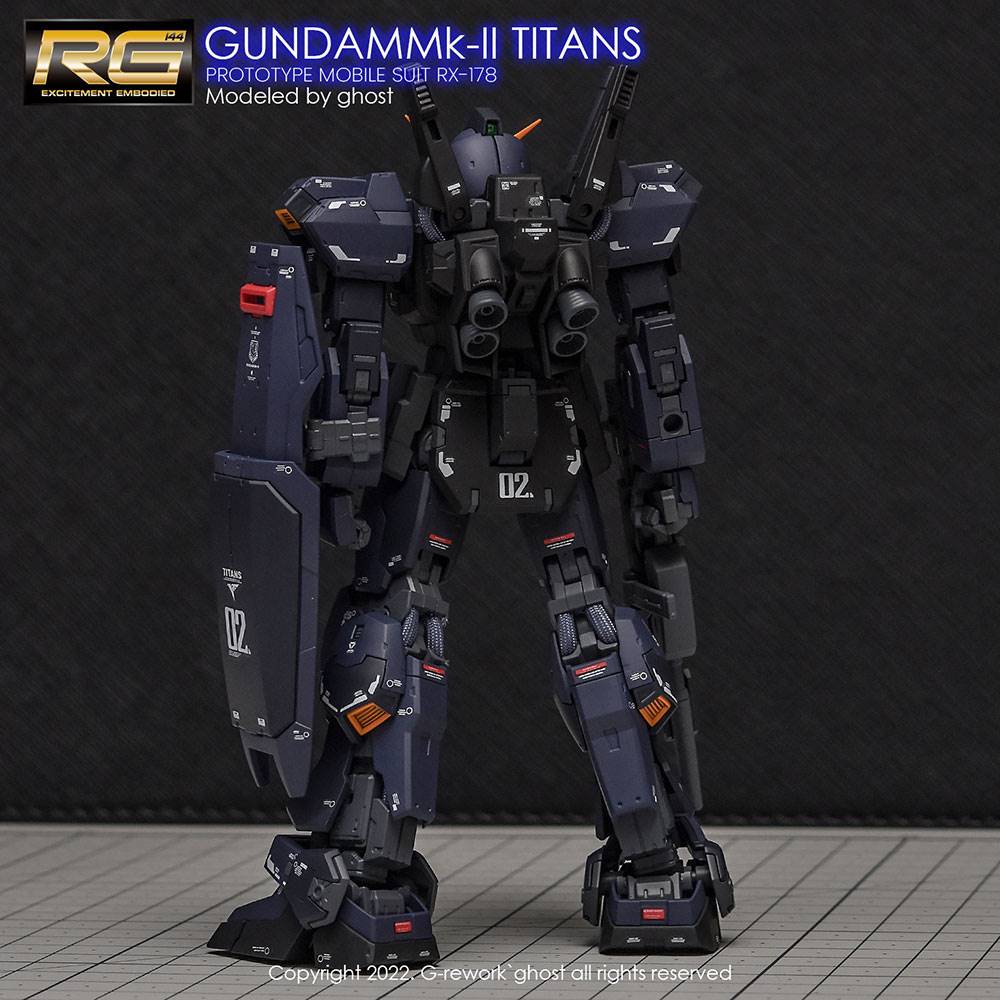 G-Rework CD-RG07 Premium Decal for RG Rx-178 Mk-II Gundam Titans