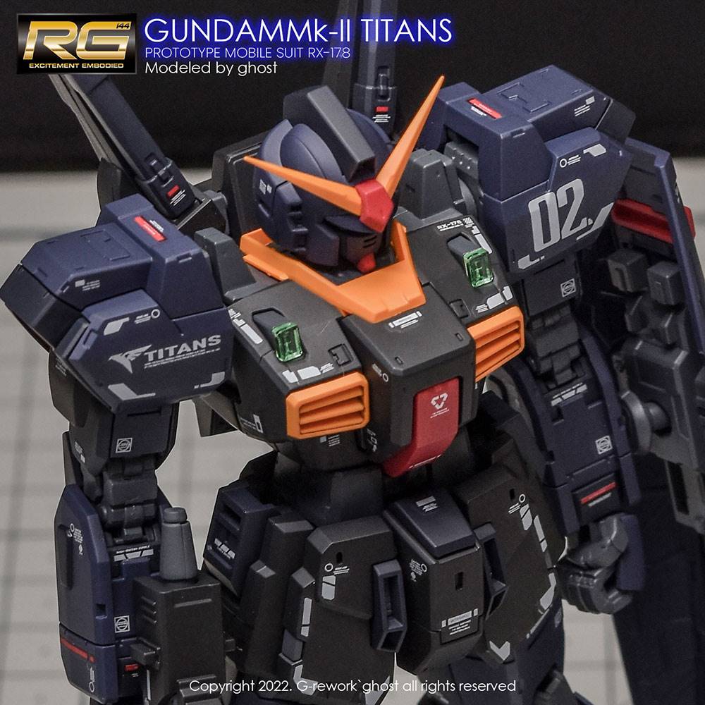 G-Rework CD-RG07 Premium Decal for RG Rx-178 Mk-II Gundam Titans