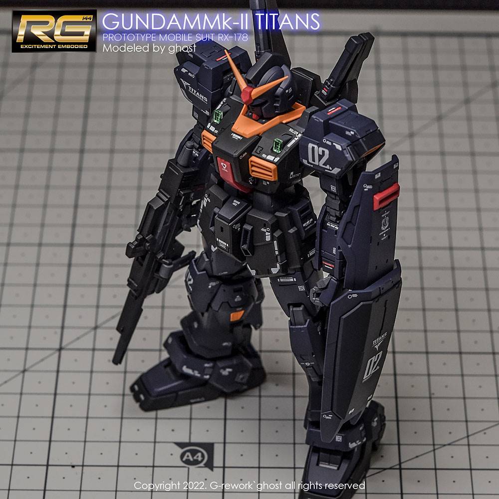 G-Rework CD-RG07 Premium Decal for RG Rx-178 Mk-II Gundam Titans