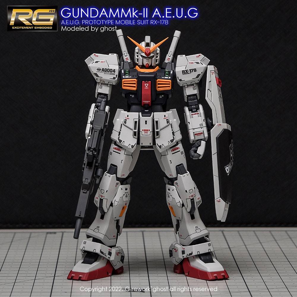 G-Rework CD-RG08 Premium Decal for RG Rx-178 Mk-II Gundam Aeug