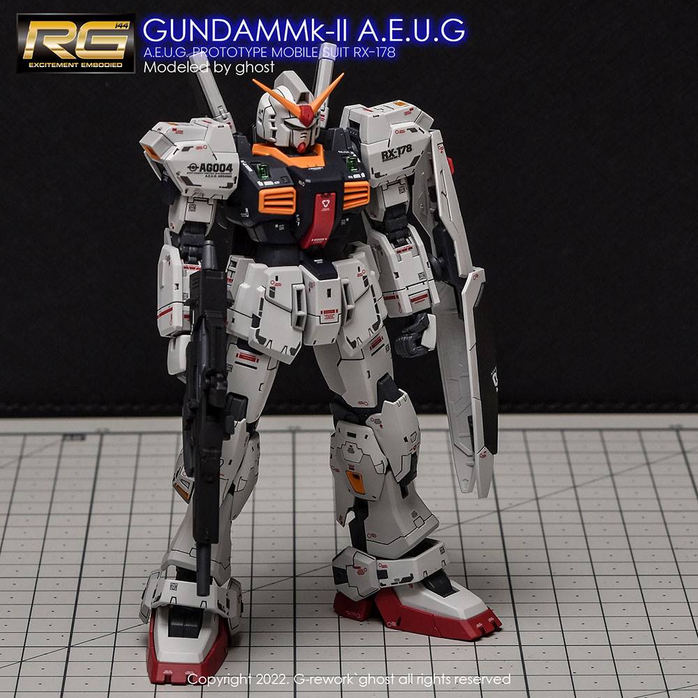 G-Rework CD-RG08 Premium Decal for RG Rx-178 Mk-II Gundam Aeug