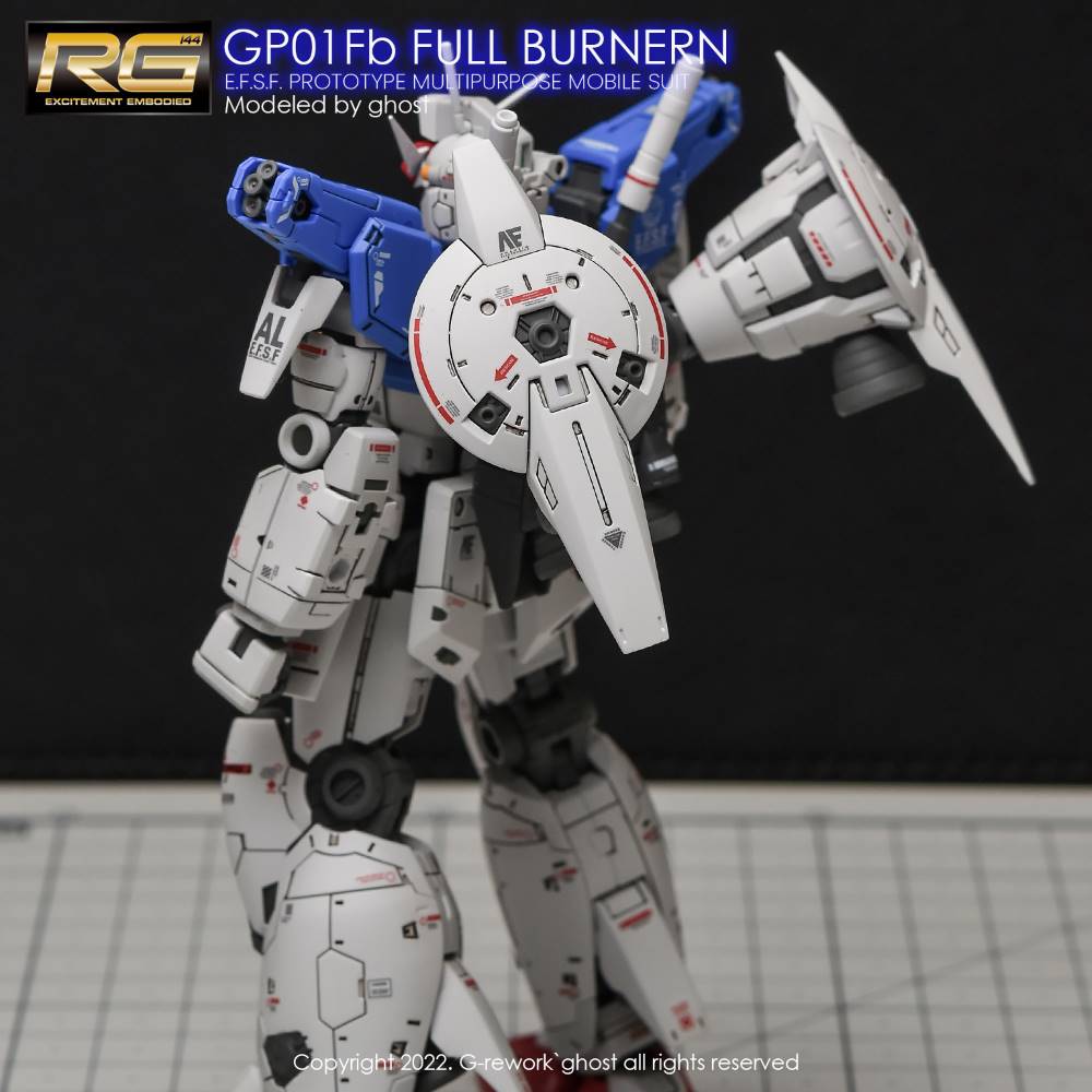 G-Rework CD-RG13 Premium Decal for RG Gundam Gp01Fb Full Burnern