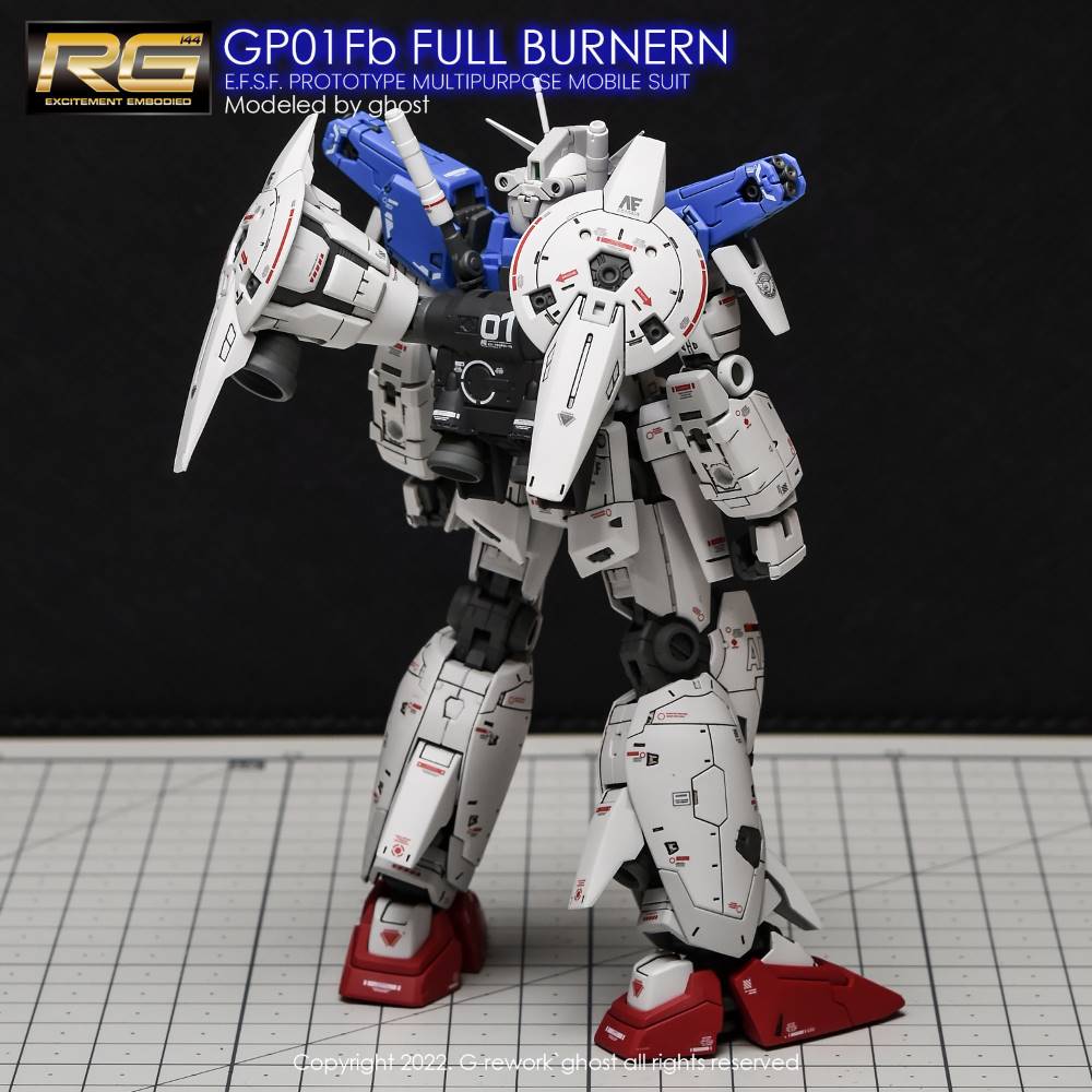 G-Rework CD-RG13 Premium Decal for RG Gundam Gp01Fb Full Burnern