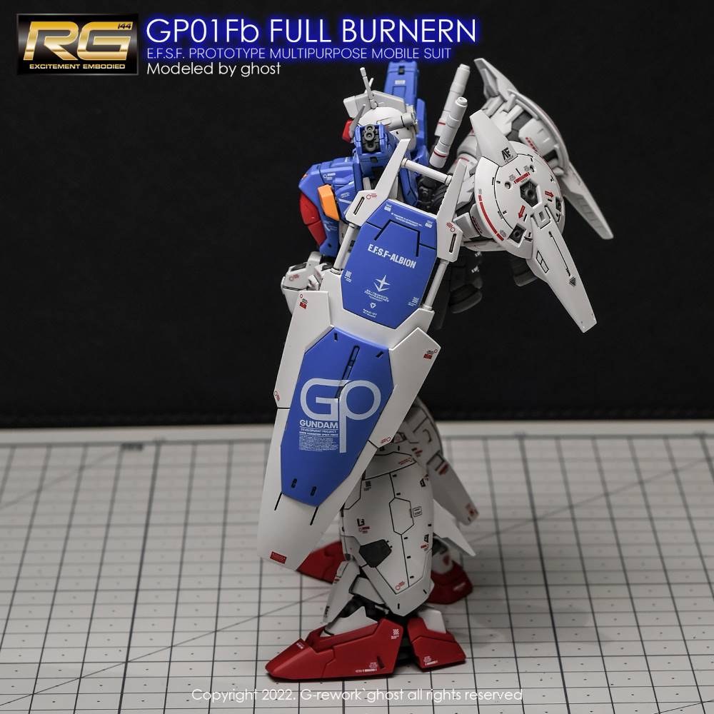 G-Rework CD-RG13 Premium Decal for RG Gundam Gp01Fb Full Burnern