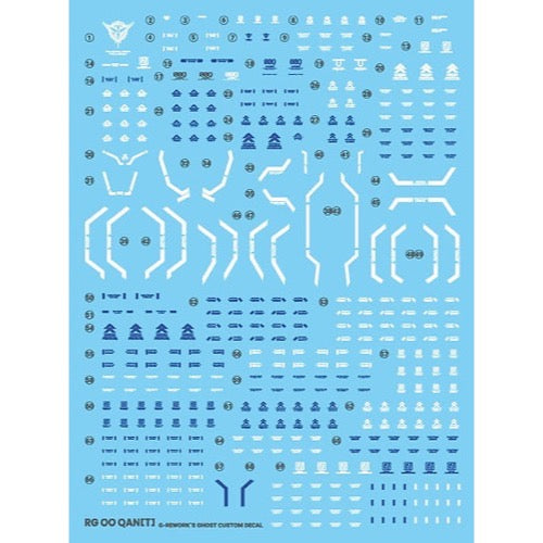 G-Rework CD-RG21 Premium Decal for RG OO Qan[T]