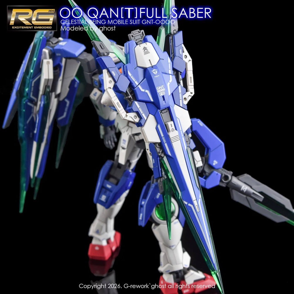 G-Rework CD-RG21-FS Premium Decal for RG OO Qan[T] Full Saber