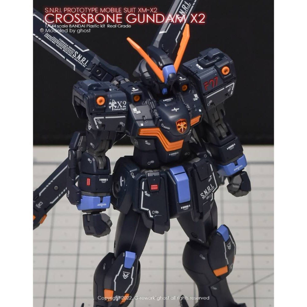 G-Rework CD-RG31-X2 Premium Decal for RG Crossbone Gundam X2
