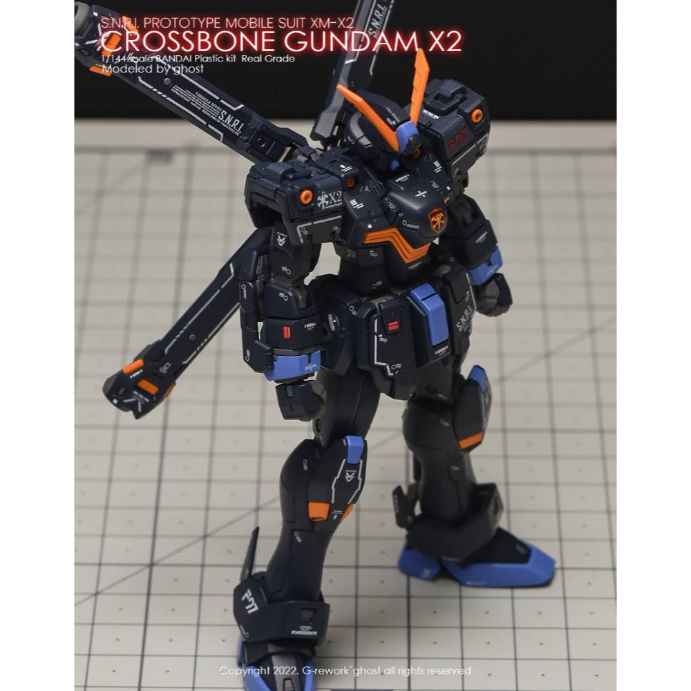 G-Rework CD-RG31-X2 Premium Decal for RG Crossbone Gundam X2
