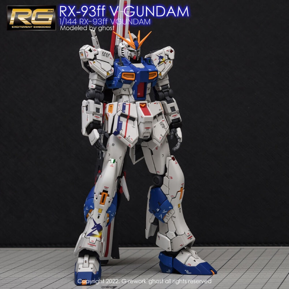 G-Rework CD-RG32-FF Premium Decal for RG Rx-93Ff V Gundam