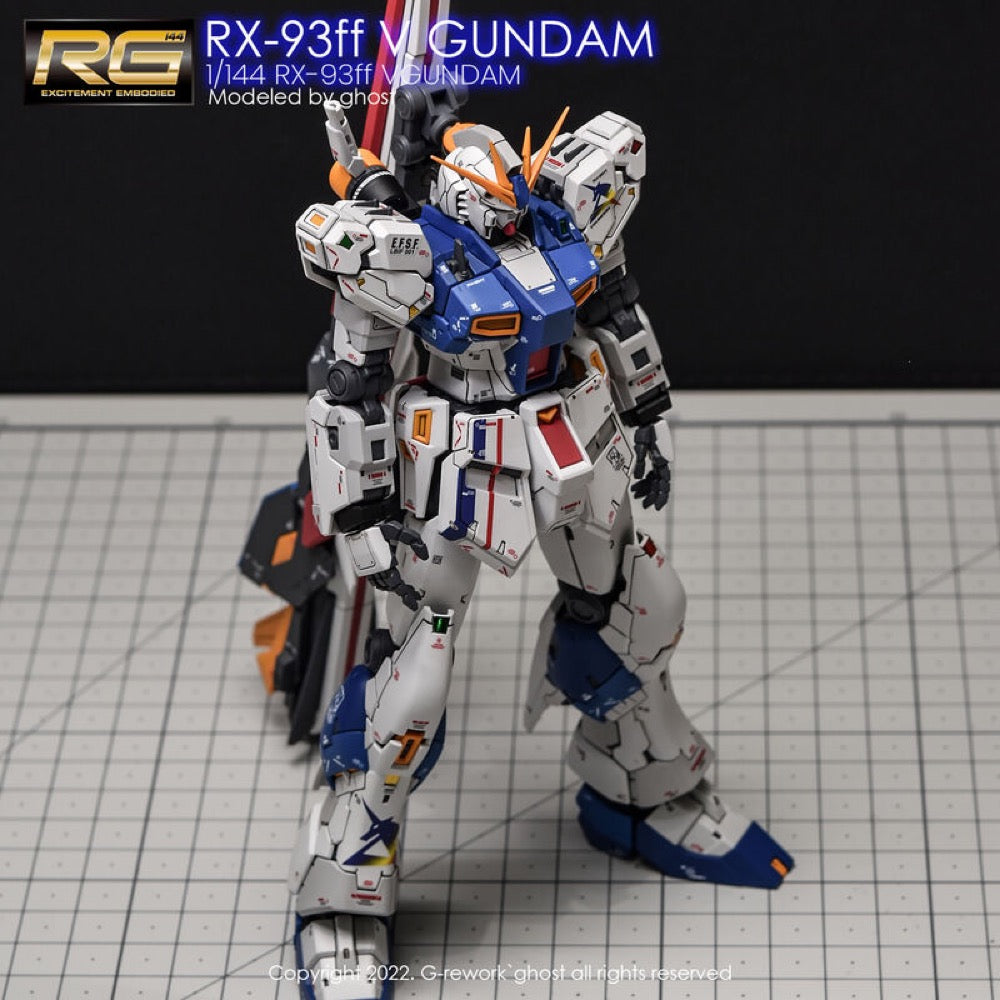G-Rework CD-RG32-FF Premium Decal for RG Rx-93Ff V Gundam