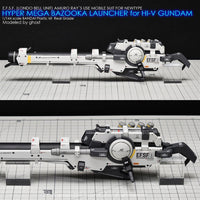 G-Rework CD-RG36-HL Premium Decal for RG Hi-V Hyper Mega Bazooka Laucher