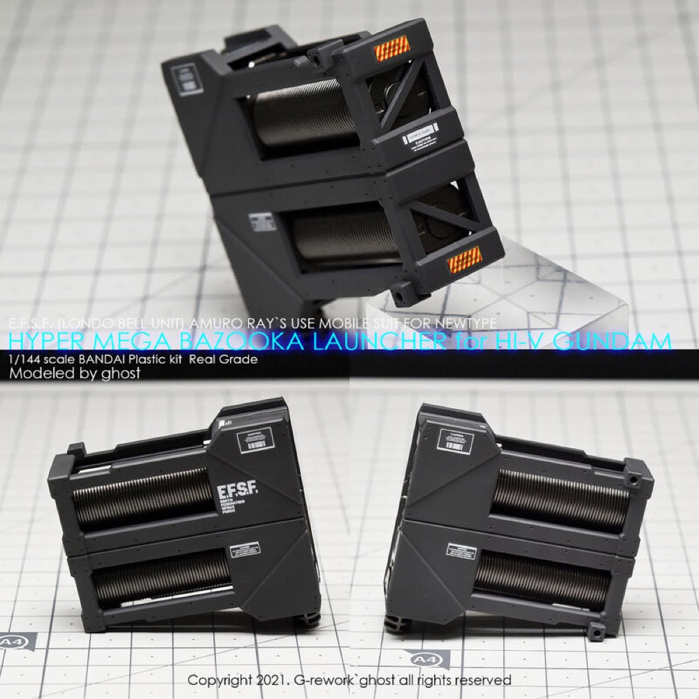 G-Rework CD-RG36-HL Premium Decal for RG Hi-V Hyper Mega Bazooka Laucher