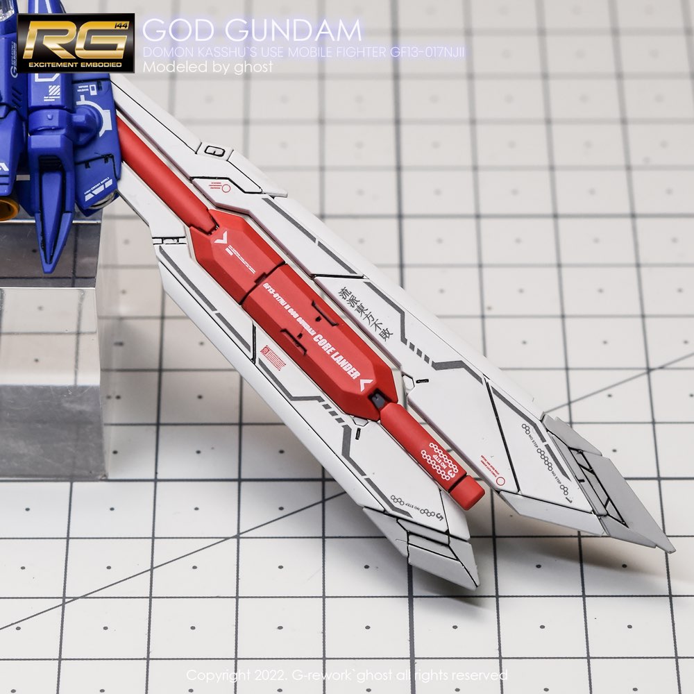 G-Rework CD-RG37 Premium Decal for RG God Gundam