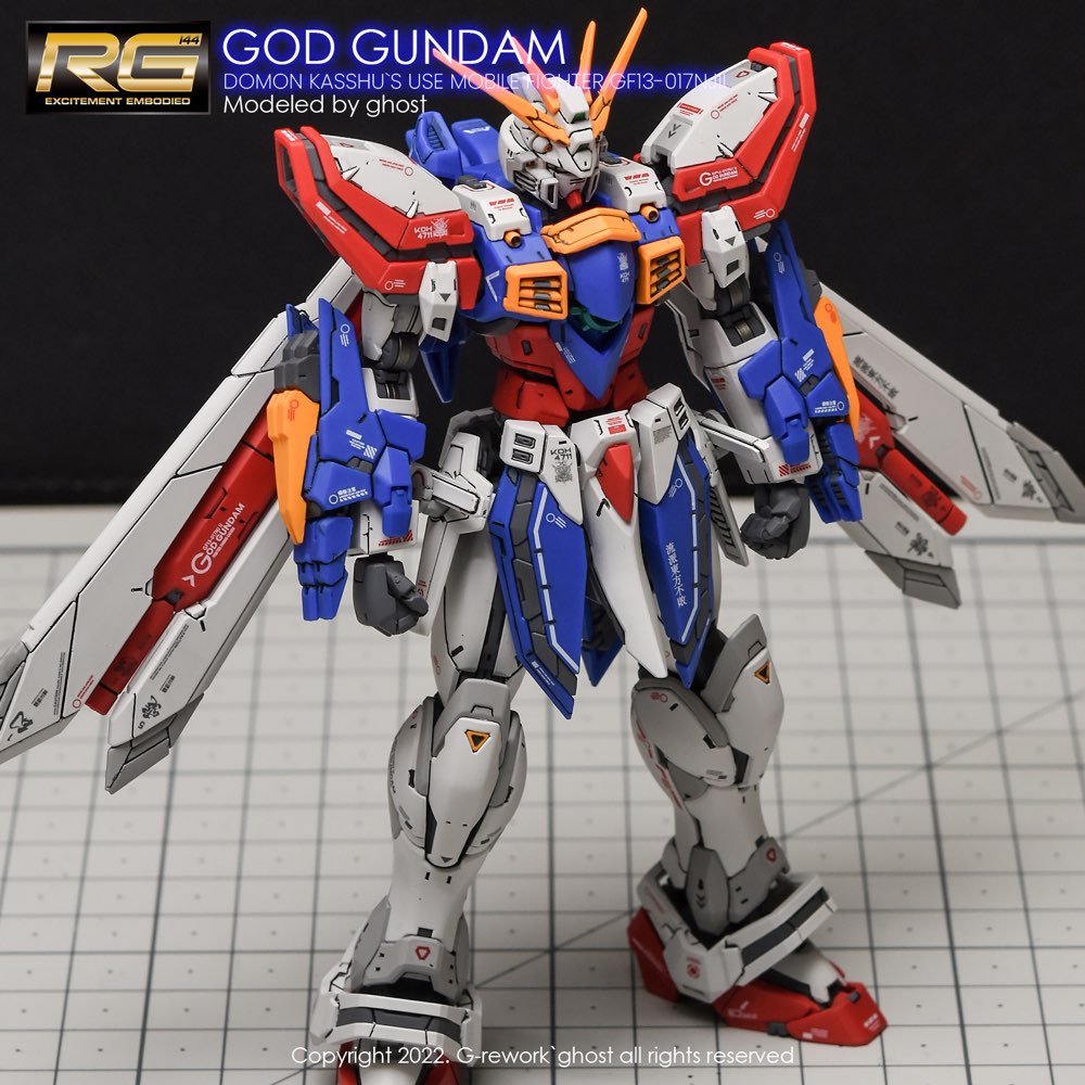 G-Rework CD-RG37 Premium Decal for RG God Gundam