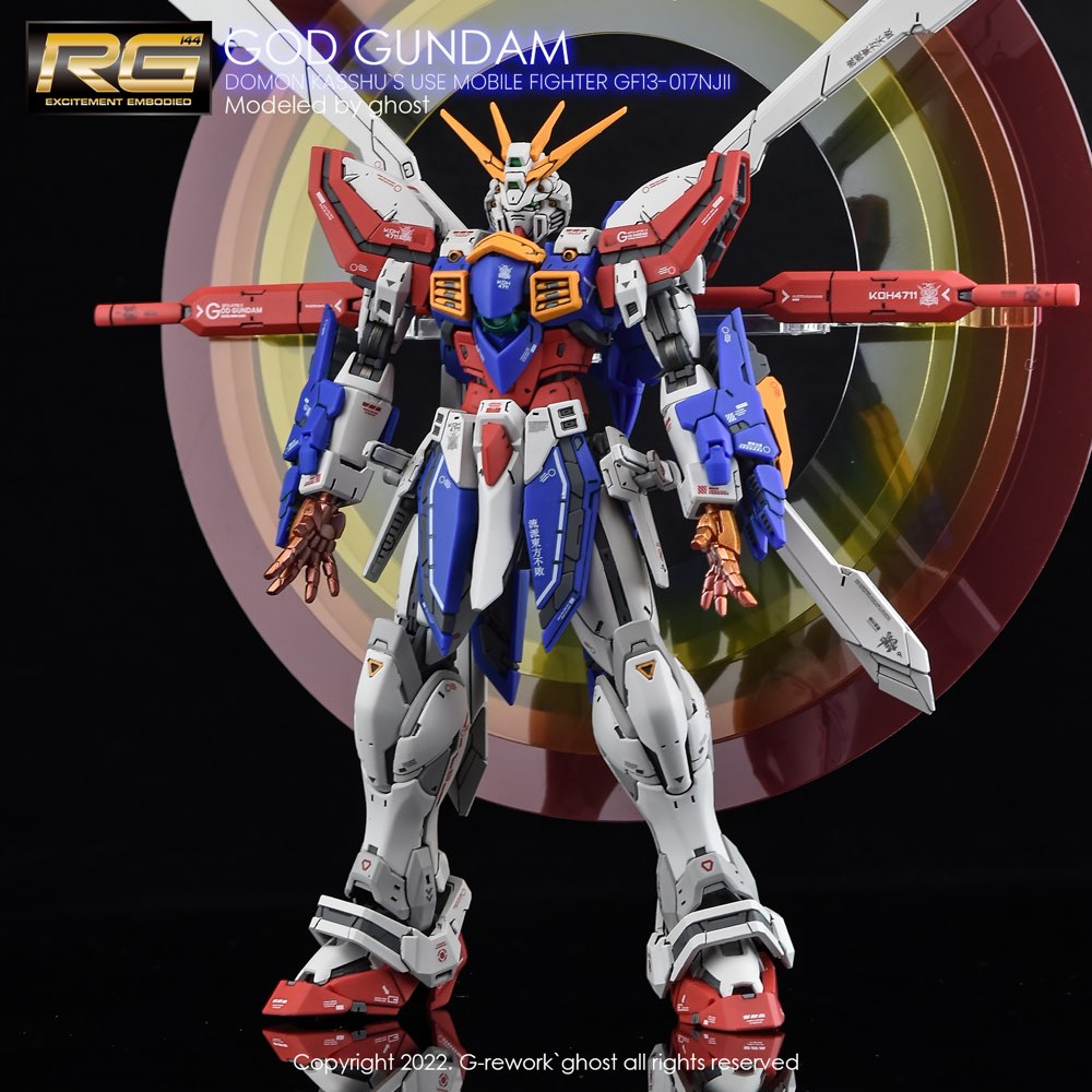G-Rework CD-RG37 Premium Decal for RG God Gundam