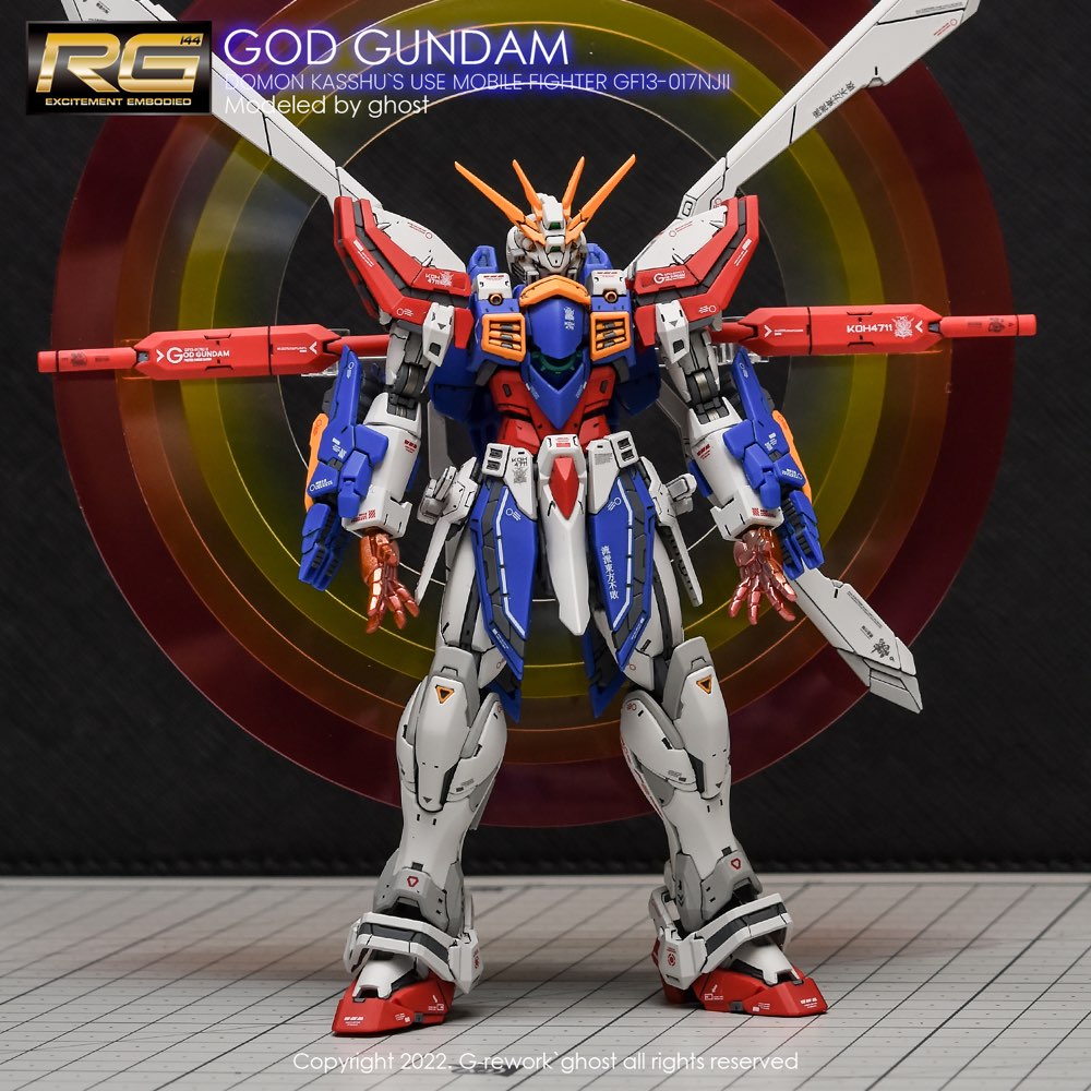G-Rework CD-RG37 Premium Decal for RG God Gundam