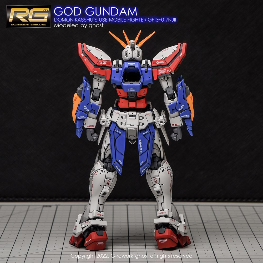 G-Rework CD-RG37 Premium Decal for RG God Gundam