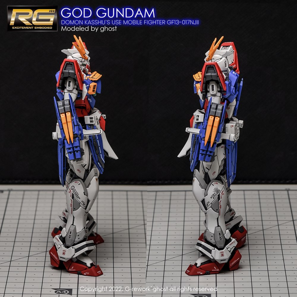 G-Rework CD-RG37 Premium Decal for RG God Gundam