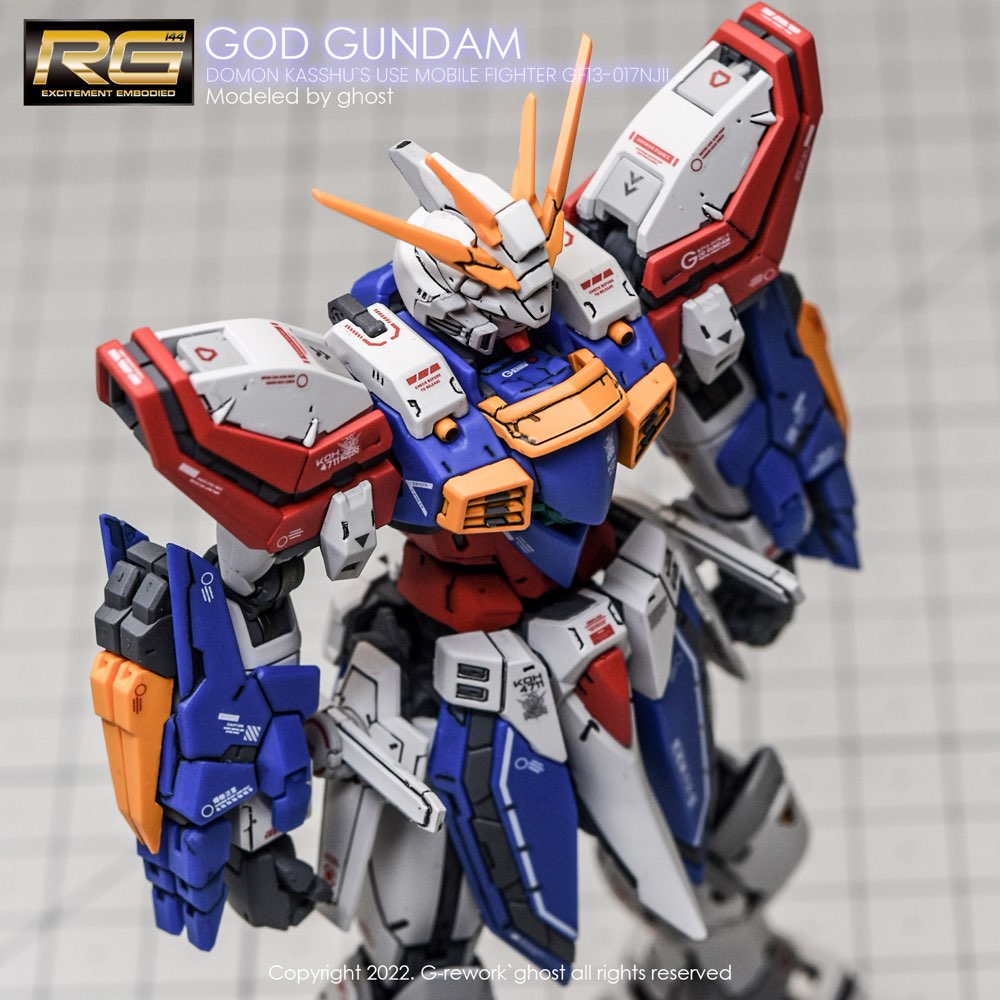 G-Rework CD-RG37 Premium Decal for RG God Gundam