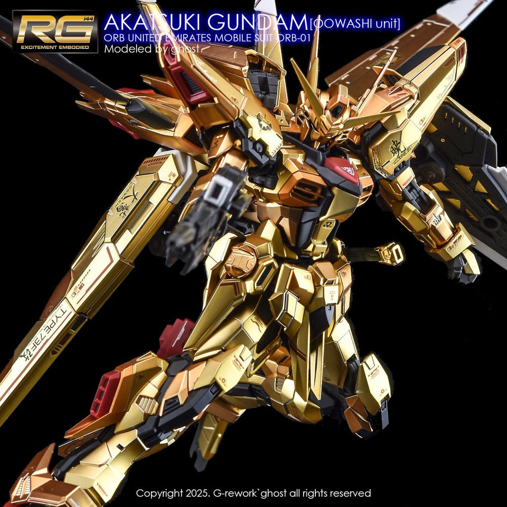G-Rework GRE-CD-RG41 Premium Decal for RG Akatsuki Oowashi