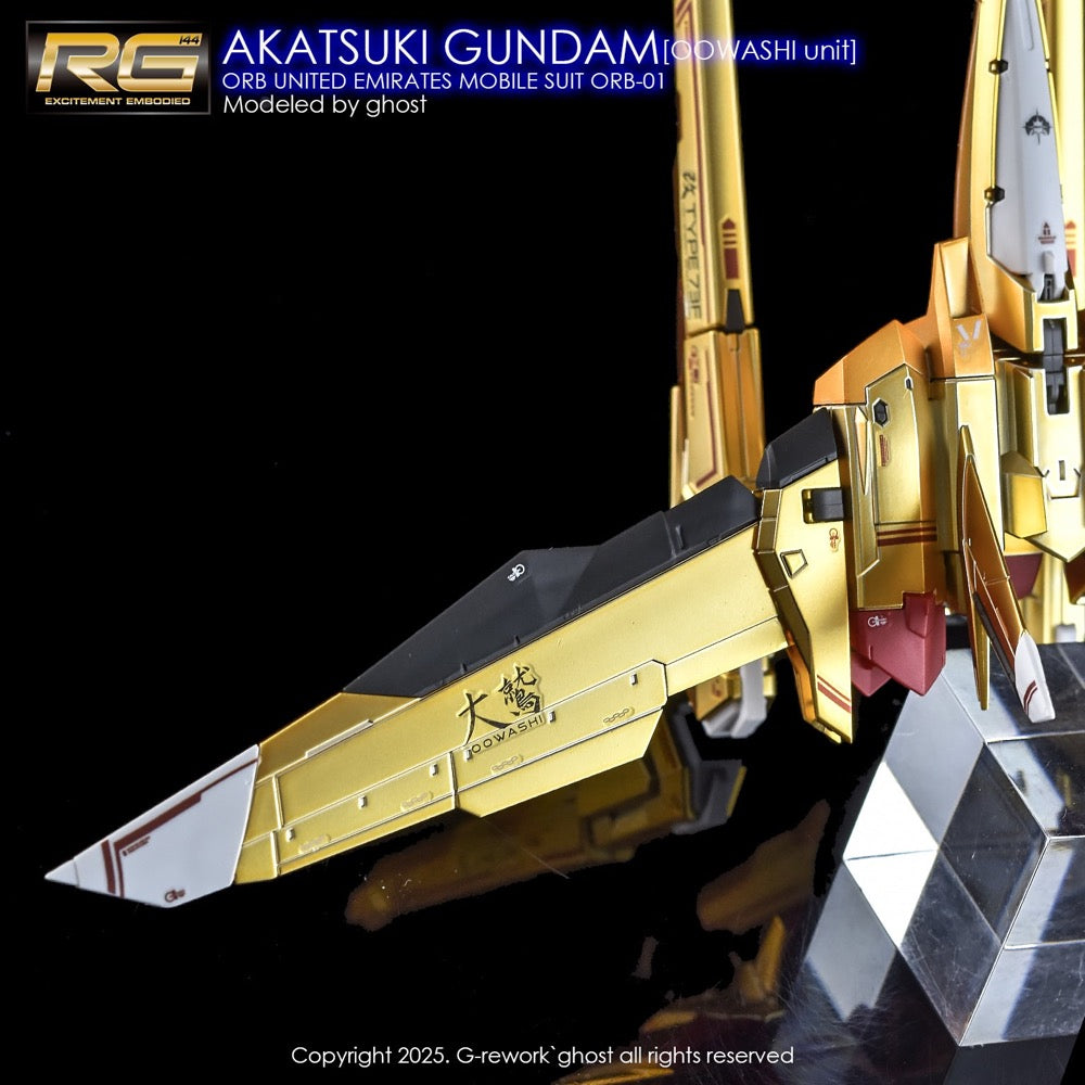 G-Rework CD-RG41 Premium Decal for RG Akatsuki Oowashi