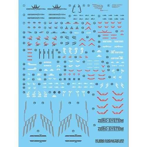 G-Rework CD-RG43 Premium Decal for RG Wing Gundam Zero