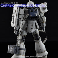 G-Rework CP-CU-01-G Premium Decal for Chipping Decal Custom 01 Gray