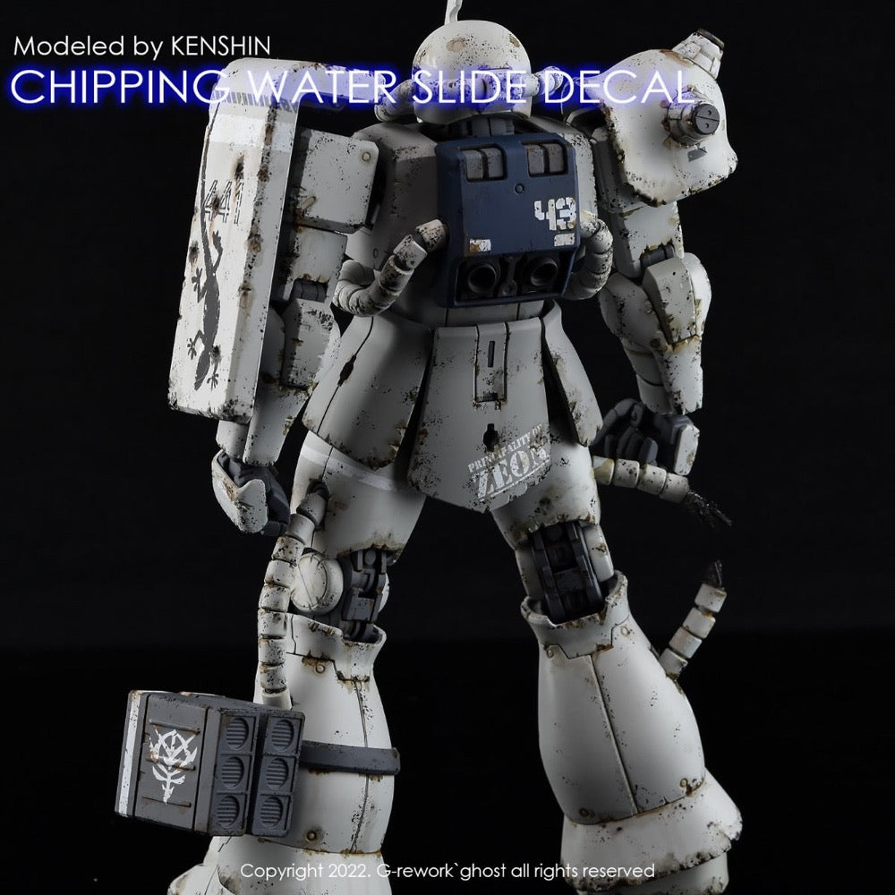 G-Rework CP-EF-01-G Premium Decal for Chipping Decal EFF 01 Gray
