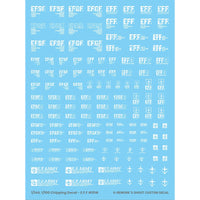 G-Rework CP-EF-01-W Premium Decal for Chipping Decal EFF 01 White