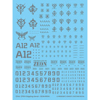 G-Rework CP-Z-01-G Premium Decal for Chipping Decal Zeon 01 Gray