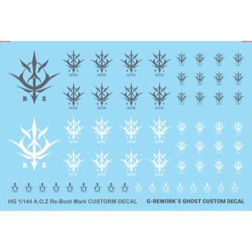G-Rework TM-AOZ-02 Premium Decal for HG Advanced of Zeta Re-boot Mark