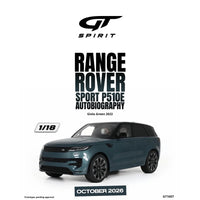 GT-Spirit 1/18 Range Rover Sport P510E Autobiography Giola Green 2022