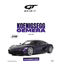 GT-Spirit 1/18 Koenigsegg Gemera Purple 2020