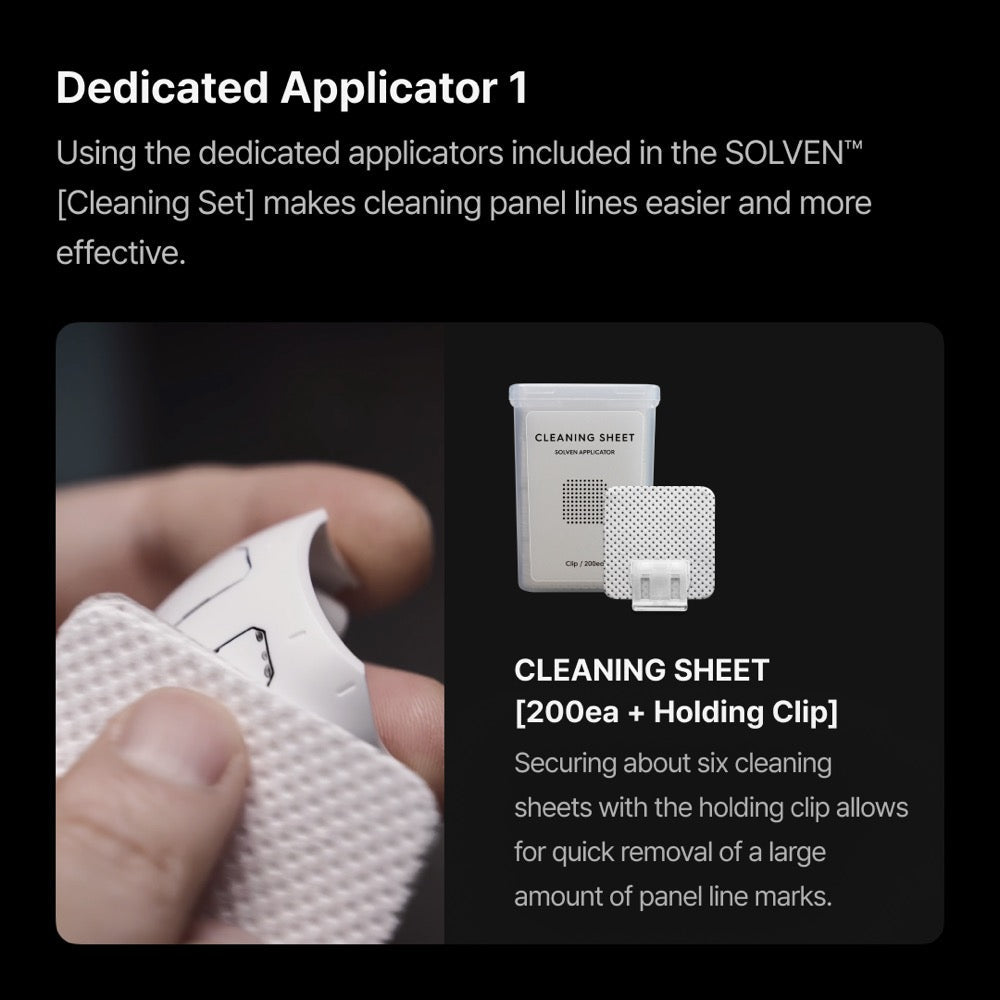 Gunprimer CS-C-200 Cleaning Sheet 200ea + Holding Clip