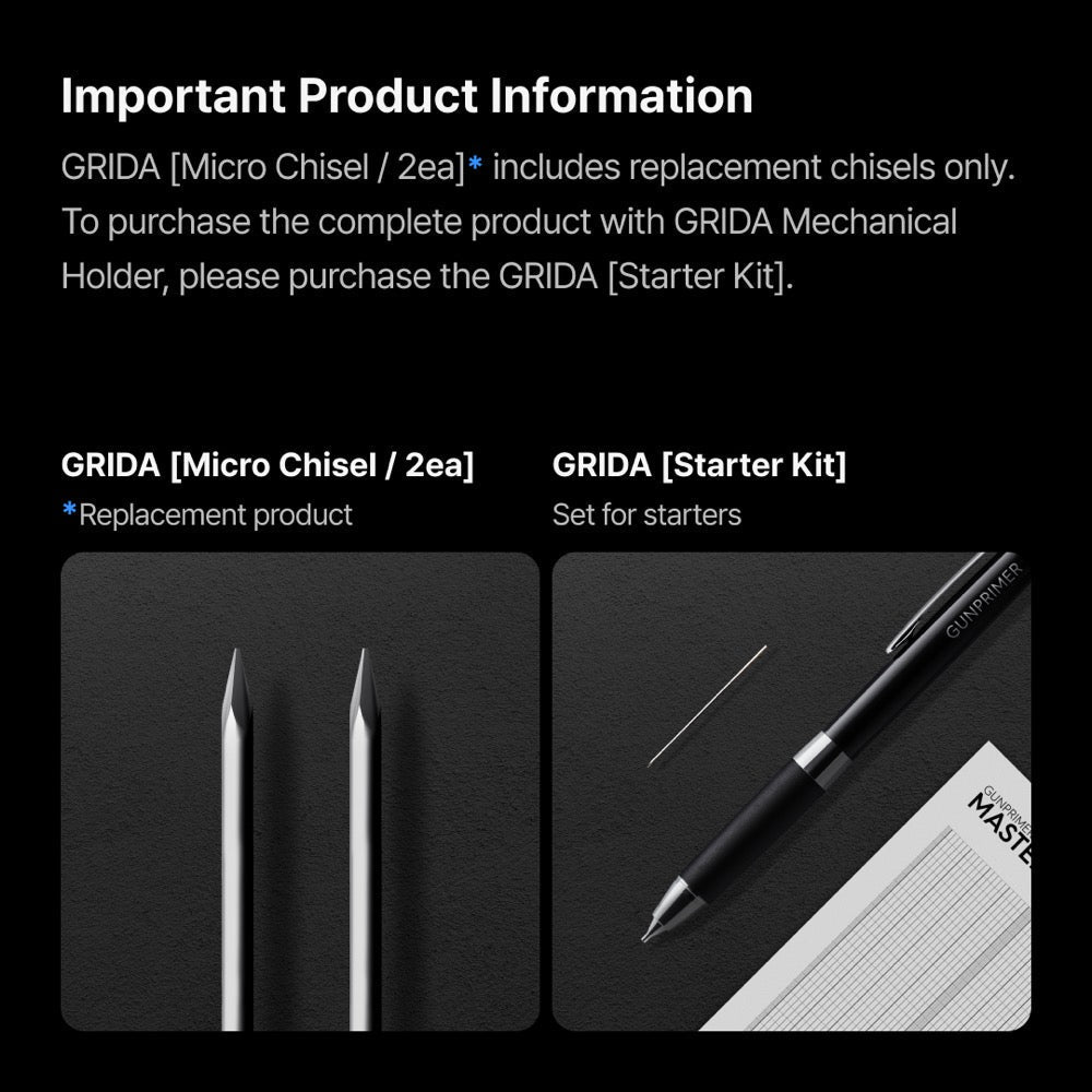 Gunprimer G05-MC1 Grida Micro Chisel / 2ea