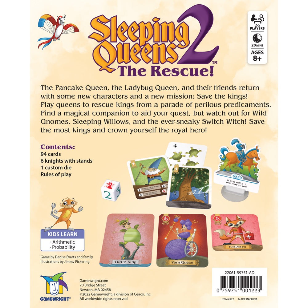 Gamewright Sleeping Queens 2 Game