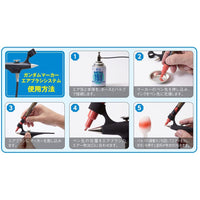 Mr Hobby (Gunze) GMA01 Gundam Marker Airbrush Set with Propellant