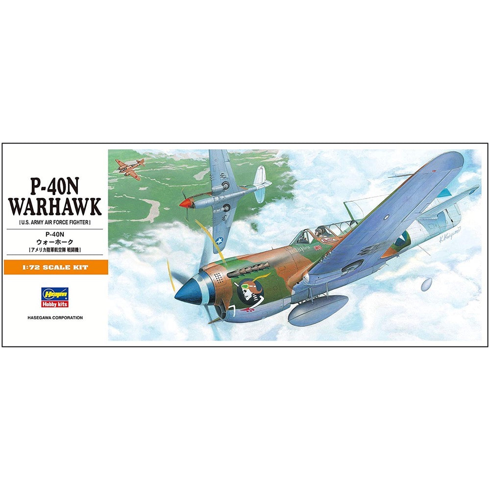 Hasegawa 00139 1/72 P-40N Warhawk