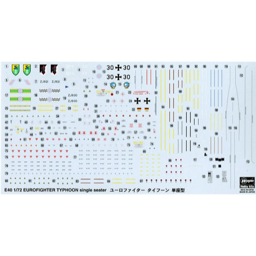 Hasegawa 01570 1/72 Eurofighter Typhoon Single Seater