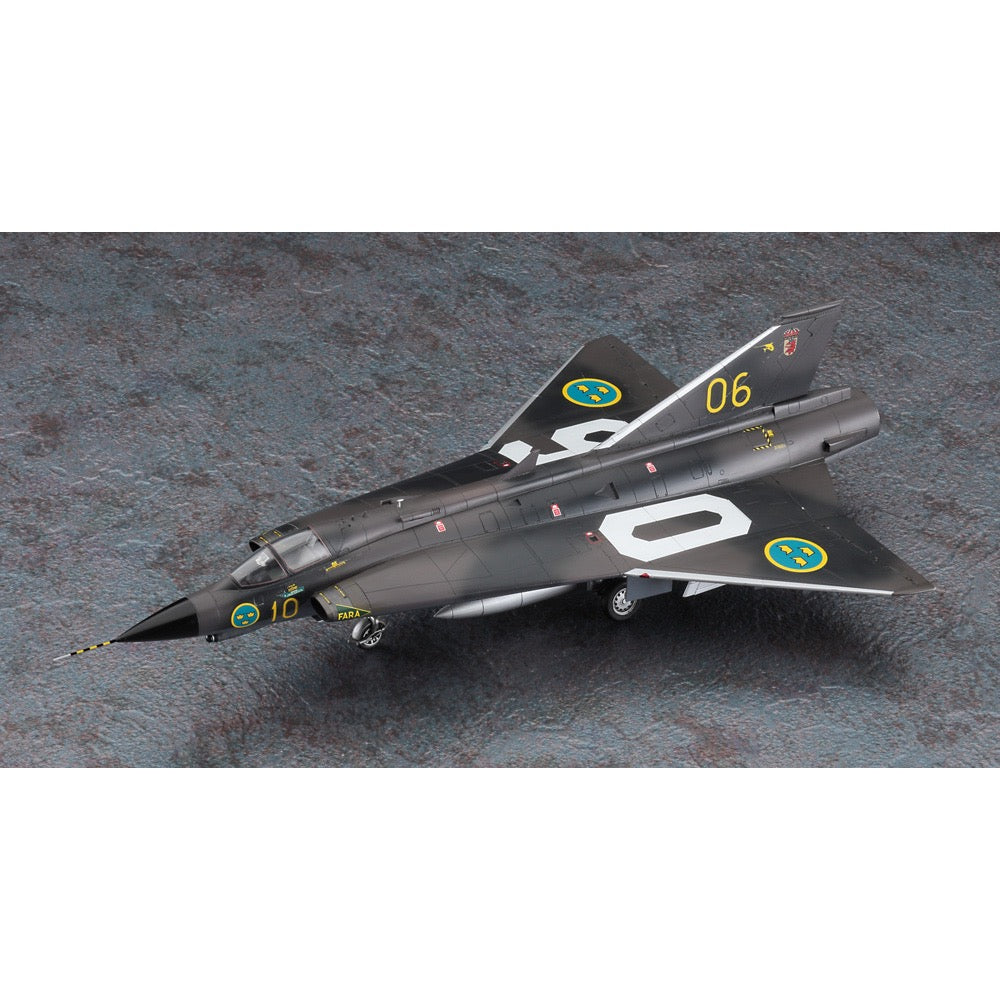 Hasegawa 01578 1/72 J35F Draken Swedish Air Force Interceptor